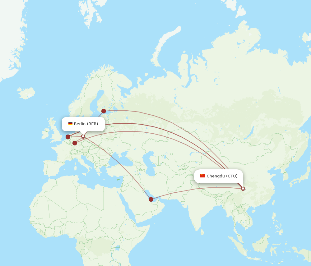 BER-CTU flight routes