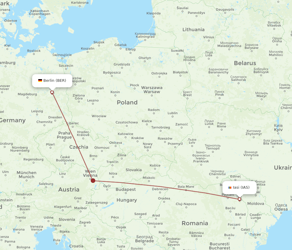 BER-IAS flight routes