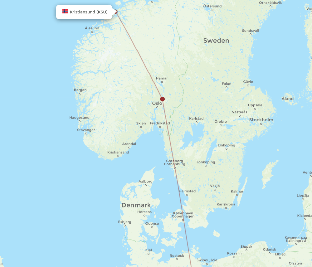 BER-KSU flight routes