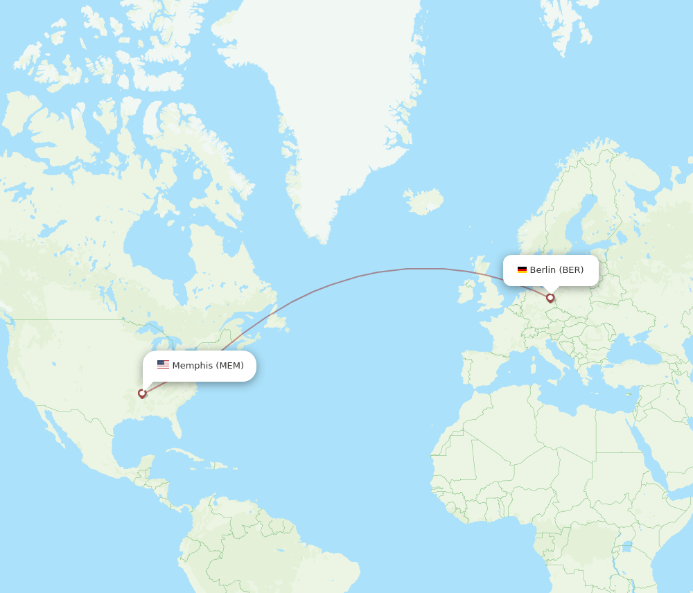 BER-MEM flight routes
