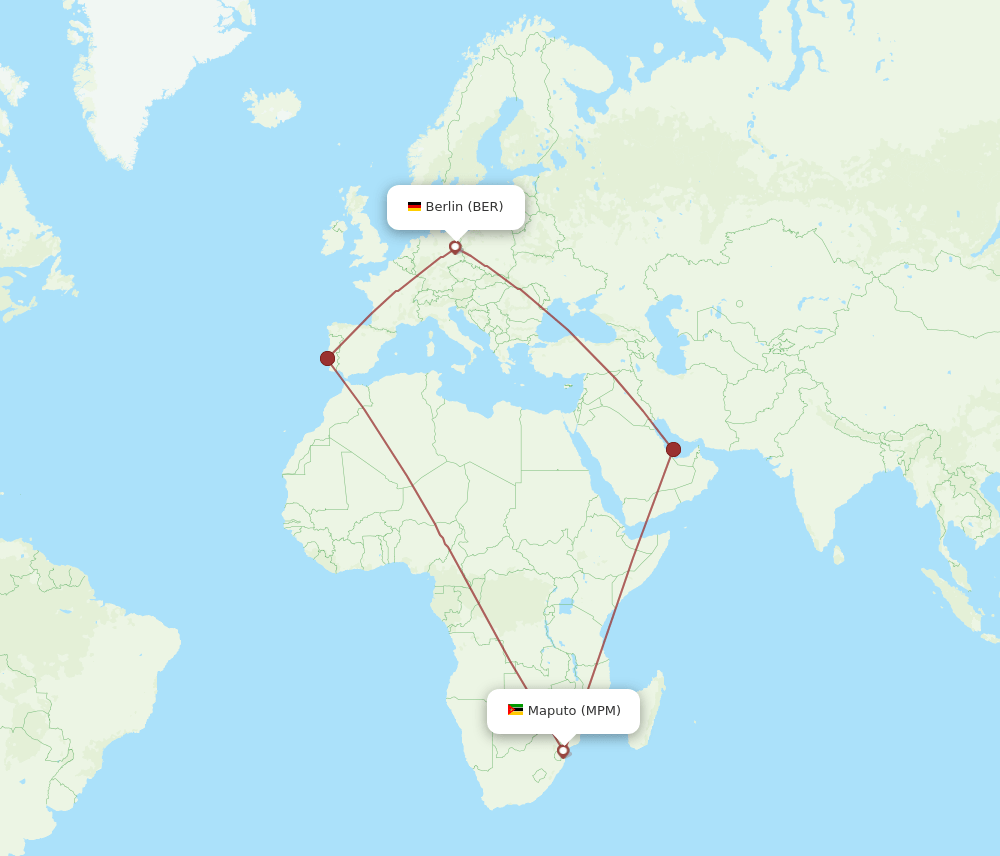 BER-MPM flight routes