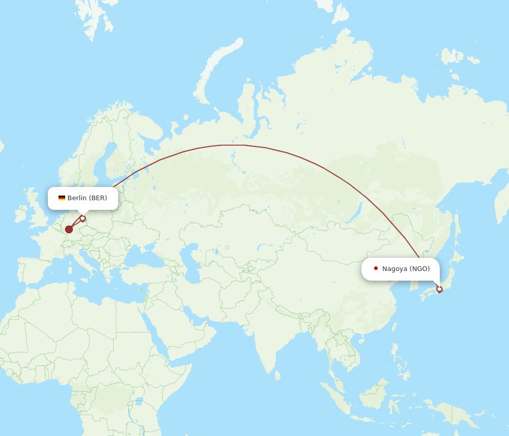 BER-NGO flight routes