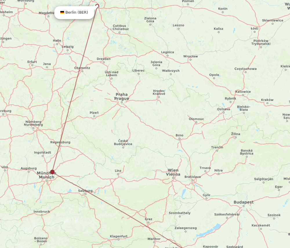 BER-OSI flight routes