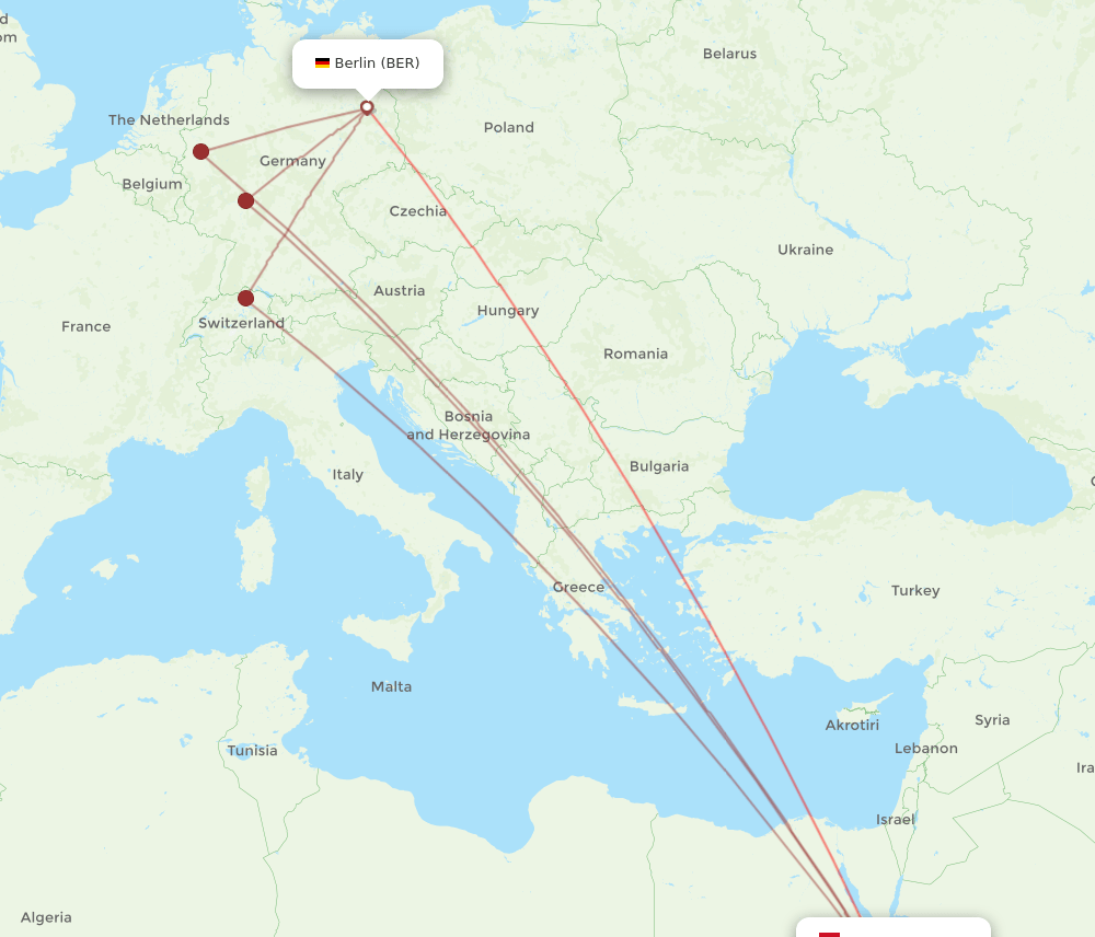 BER-RMF flight routes
