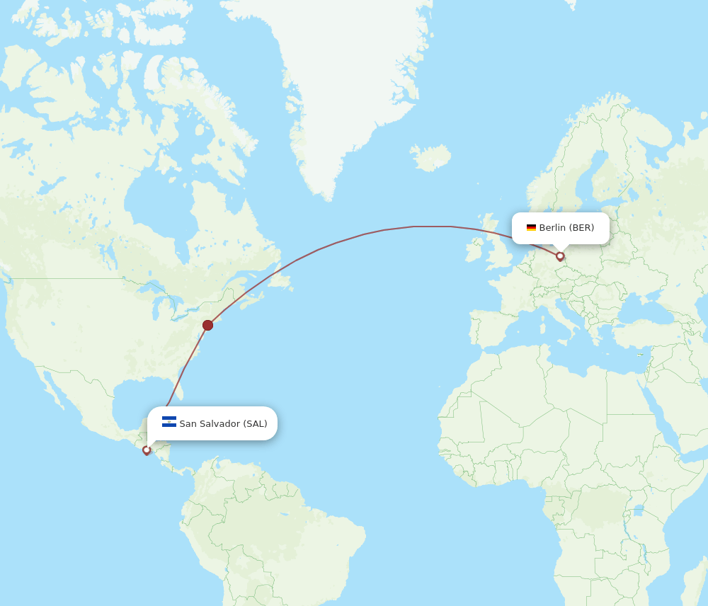 BER-SAL flight routes