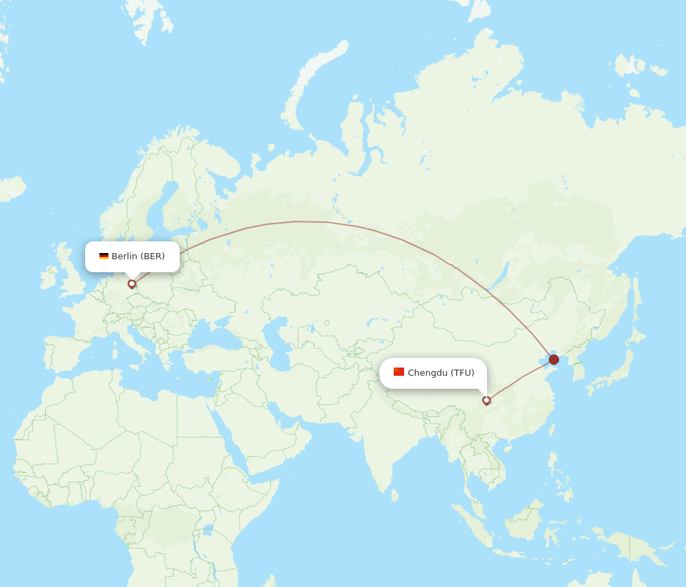 BER-TFU flight routes