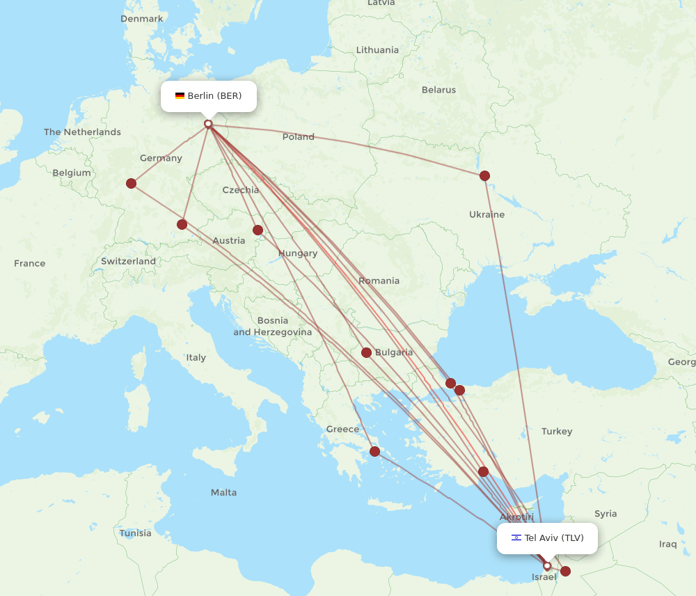 BER-TLV flight routes