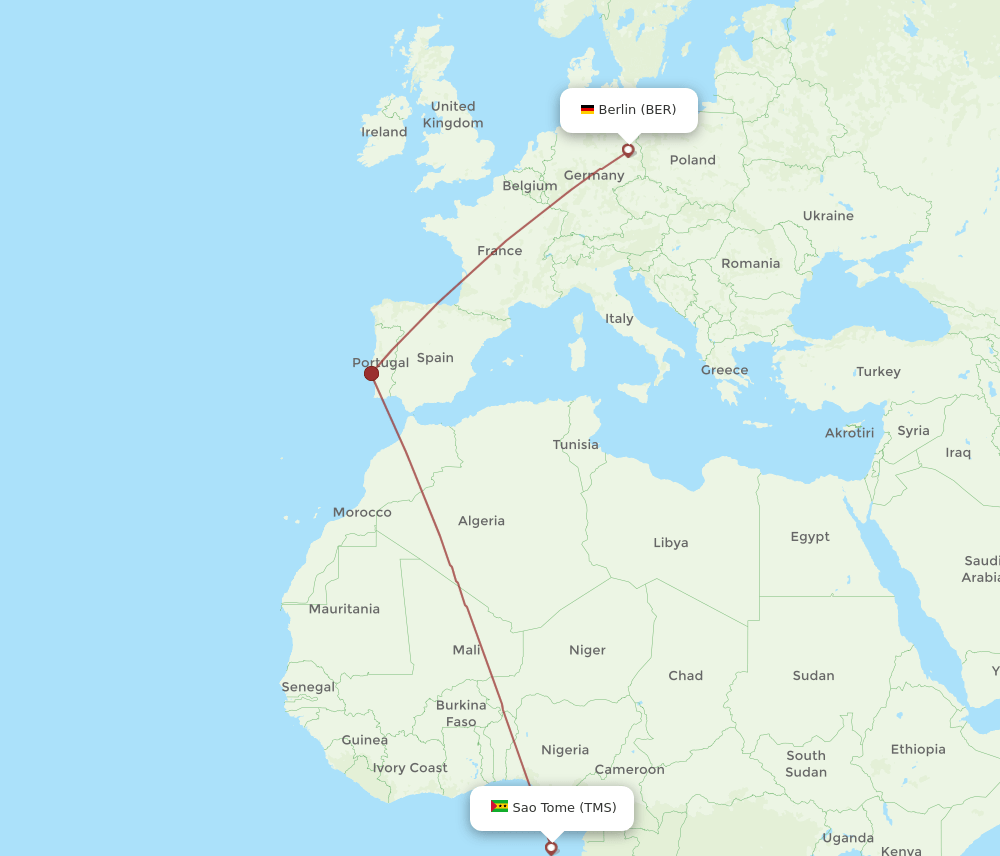 BER-TMS flight routes