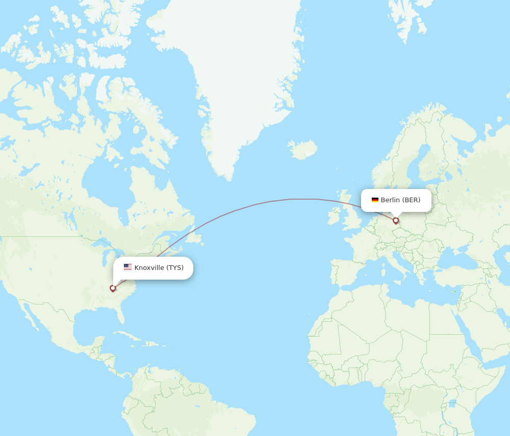 BER-TYS flight routes