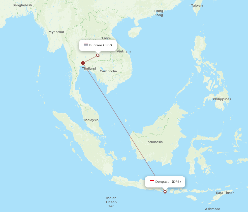 BFV-DPS flight routes