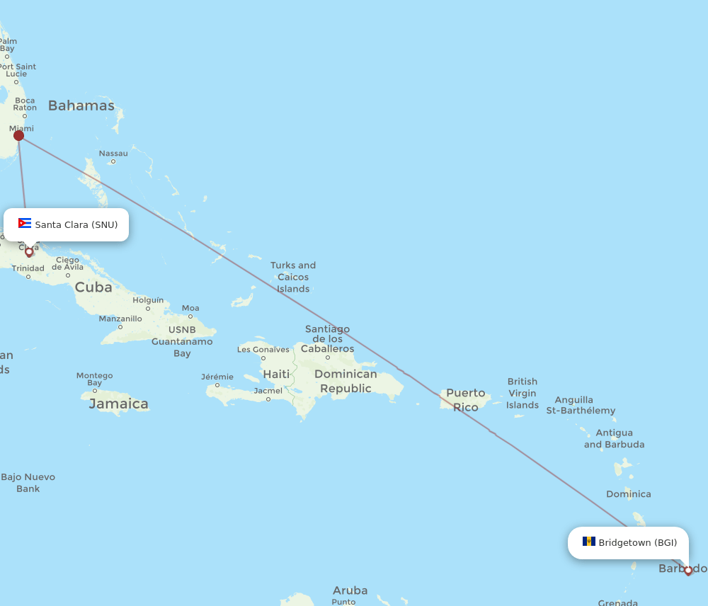 BGI-SNU flight routes