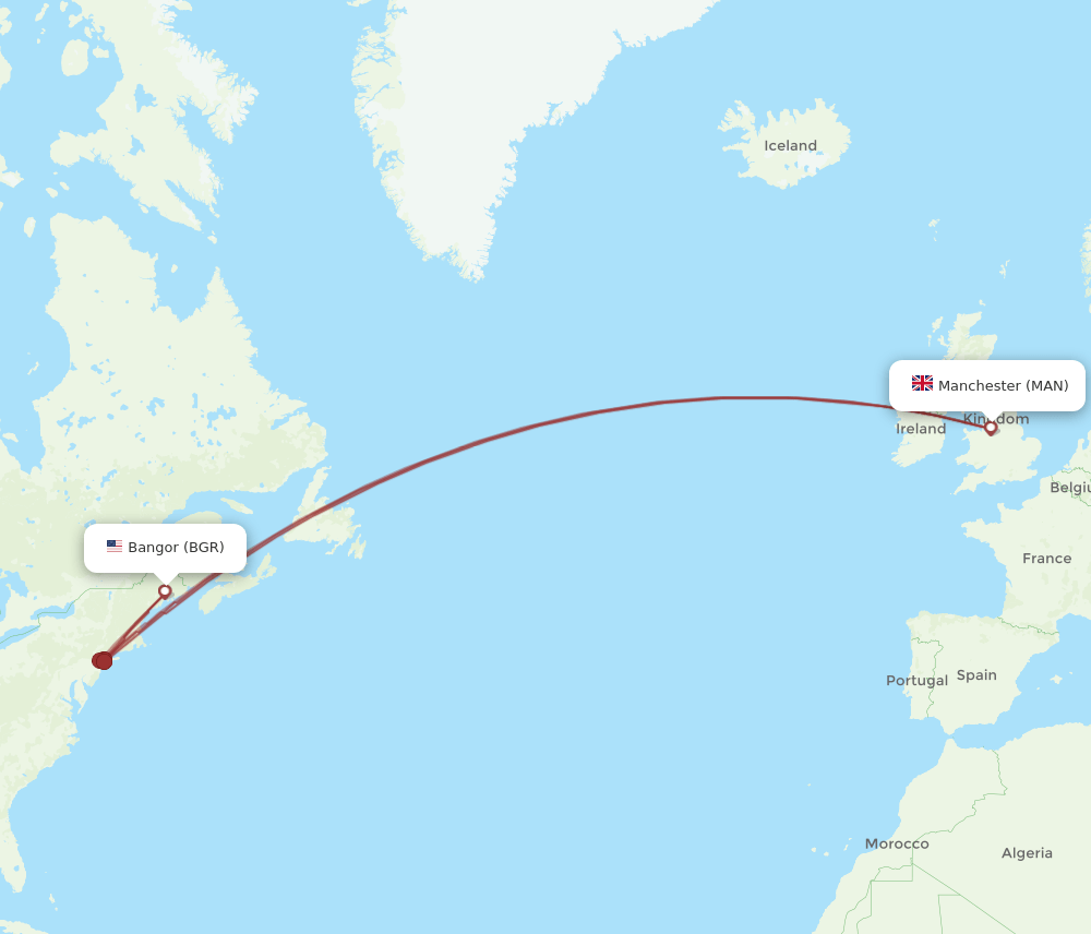 BGR-MAN flight routes