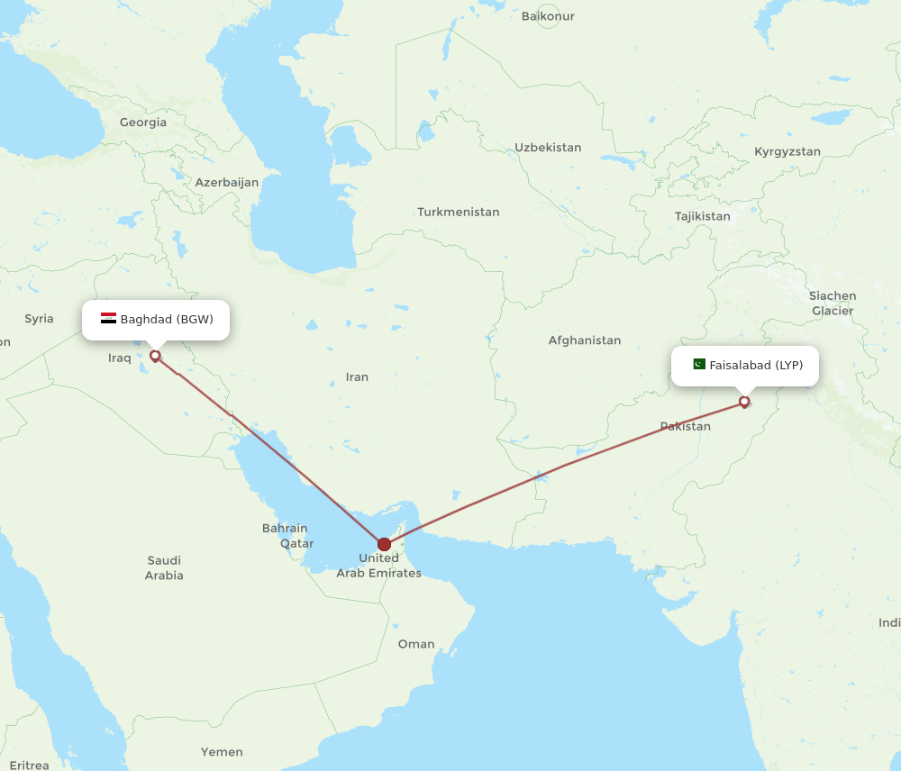 BGW-LYP flight routes