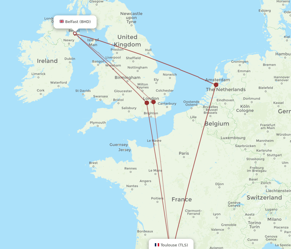 BHD-TLS flight routes