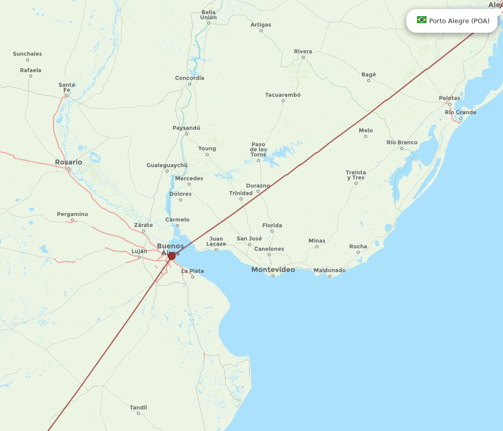 BHI-POA flight routes