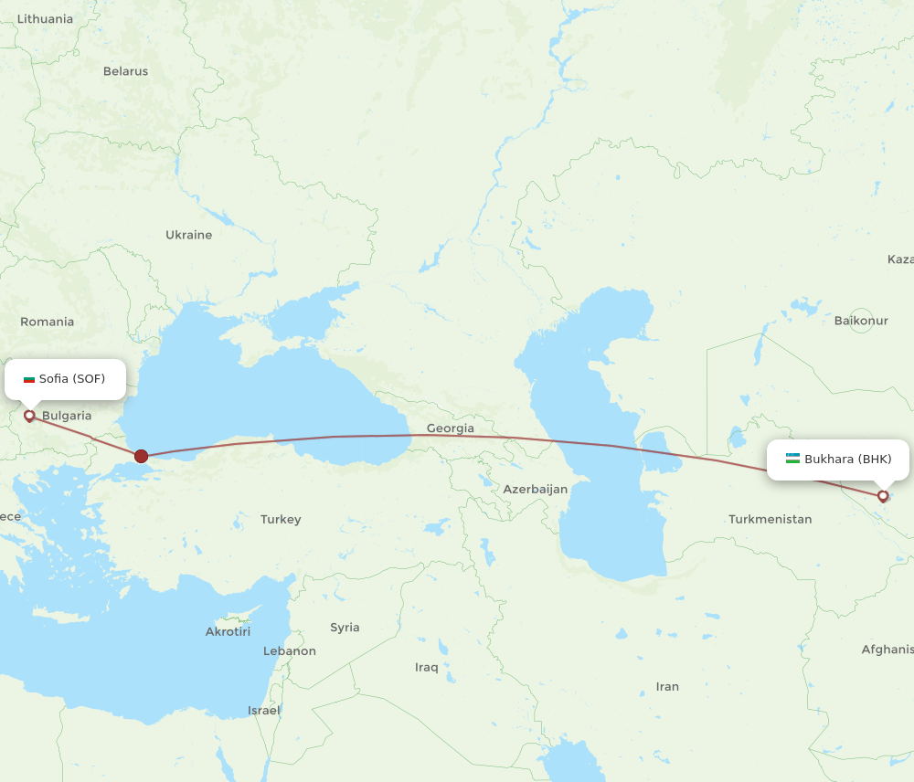 BHK-SOF flight routes