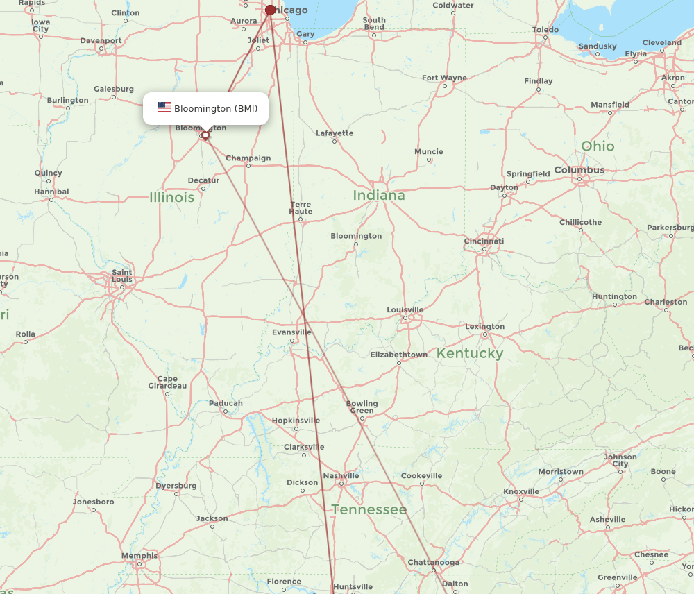 BHM-BMI flight routes