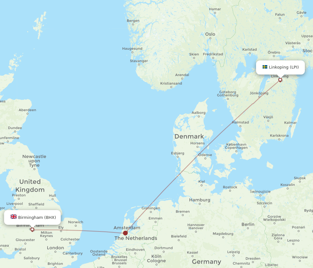 BHX-LPI flight routes