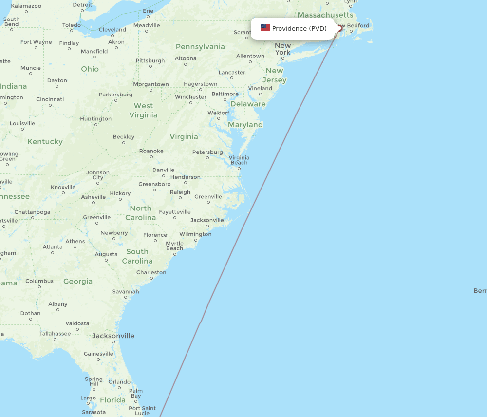 BIM-PVD flight routes