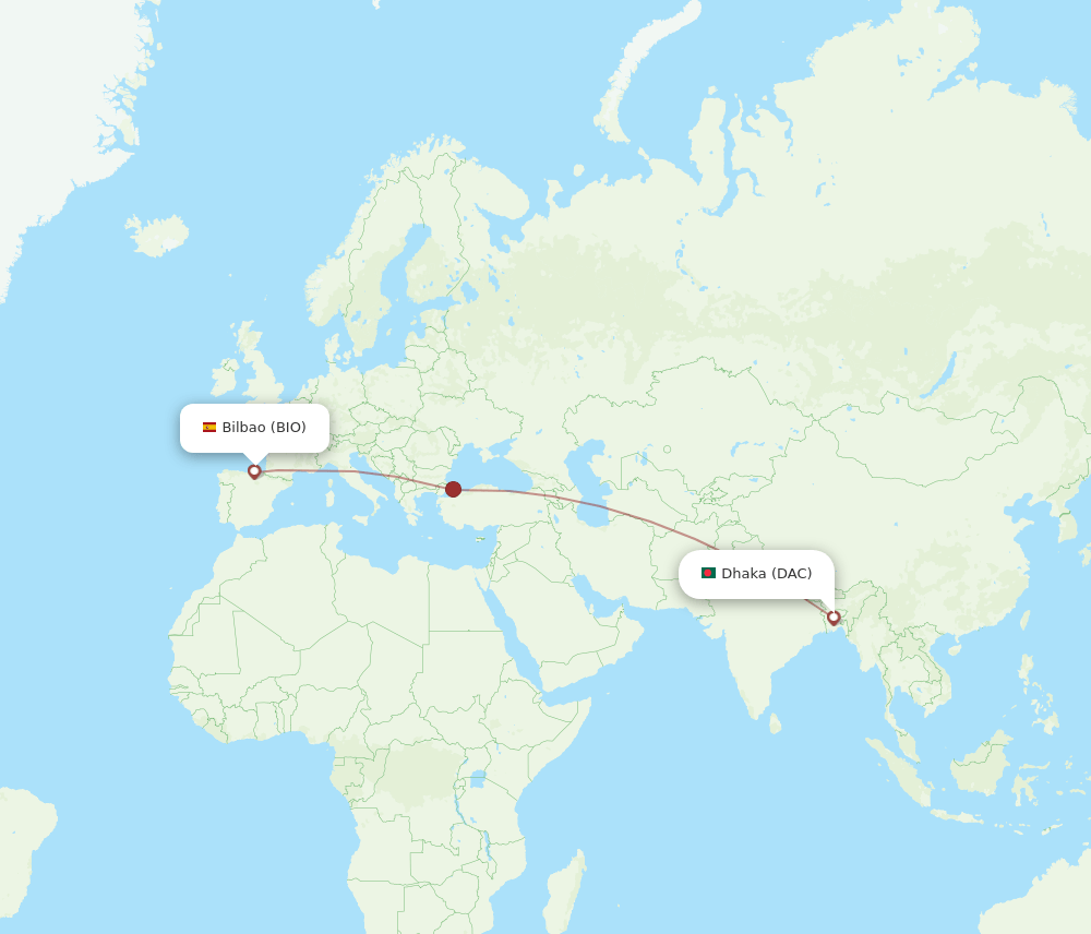 BIO-DAC flight routes