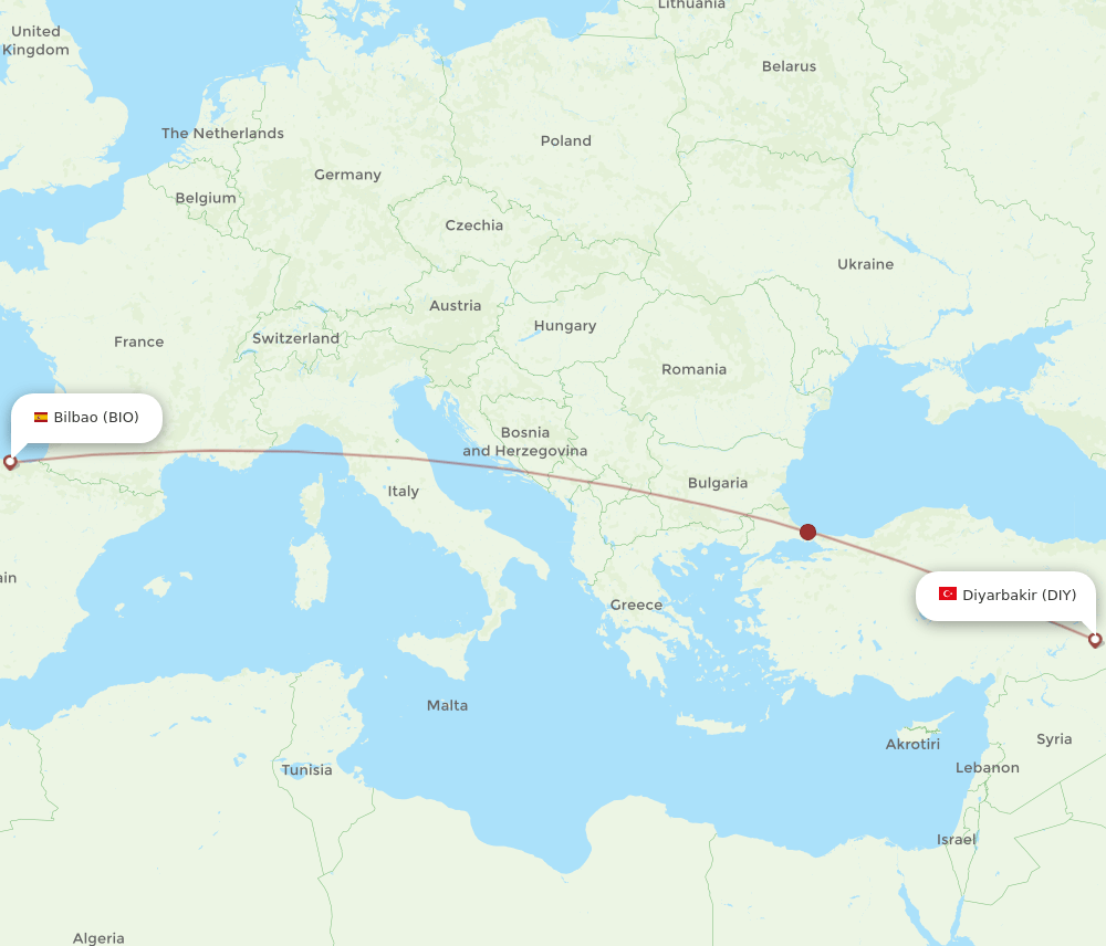 BIO-DIY flight routes