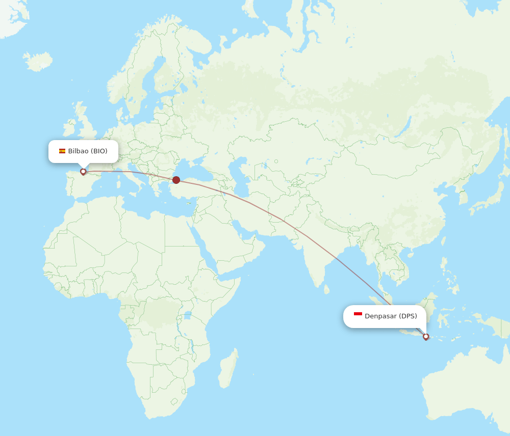 BIO-DPS flight routes