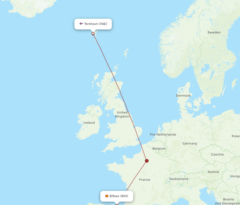 BIO-FAE flight routes