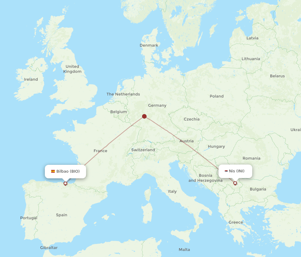 BIO-INI flight routes