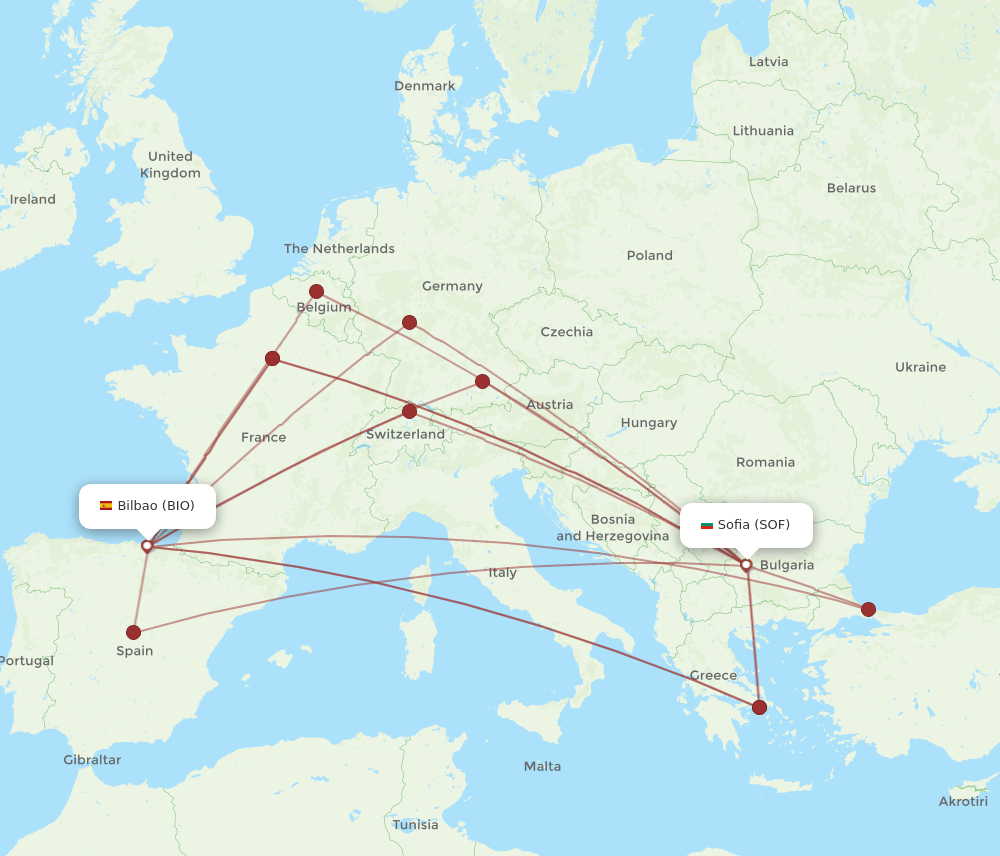 BIO-SOF flight routes