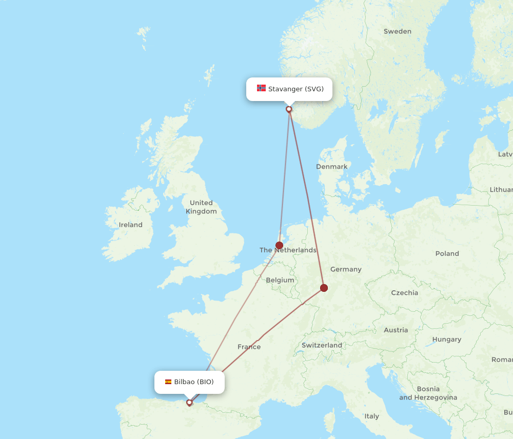 BIO-SVG flight routes