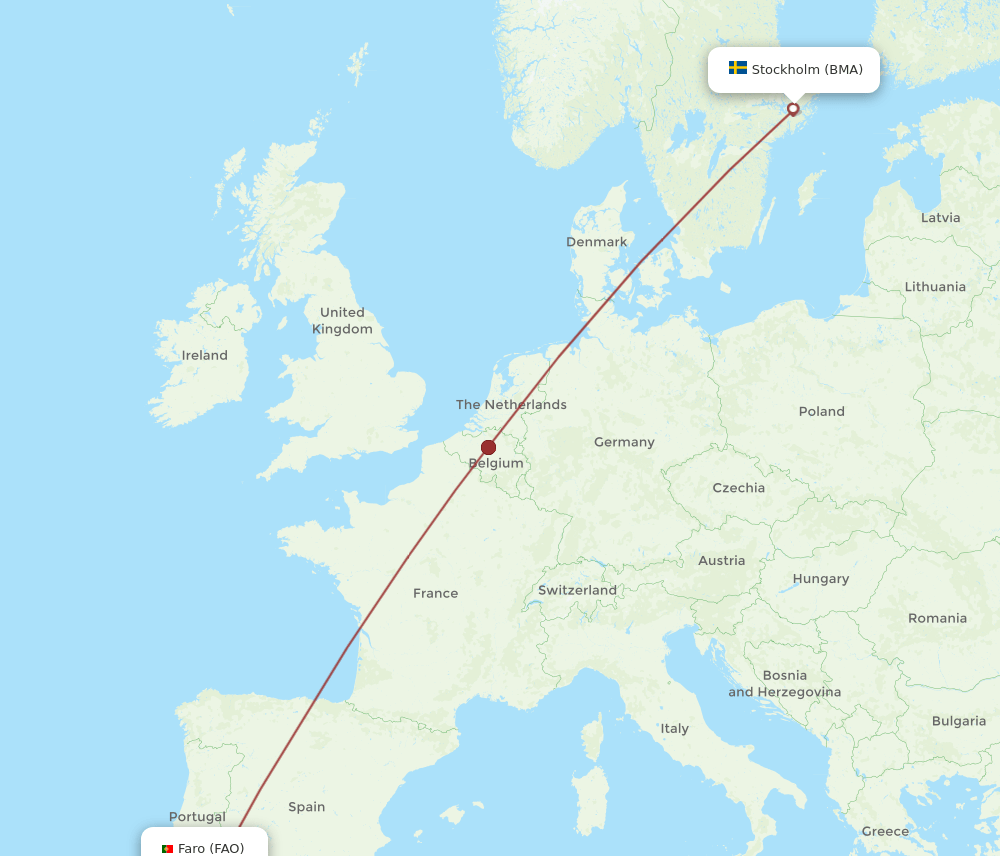 BMA-FAO flight routes