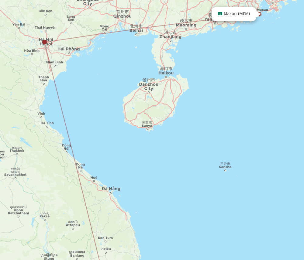 BMV-MFM flight routes