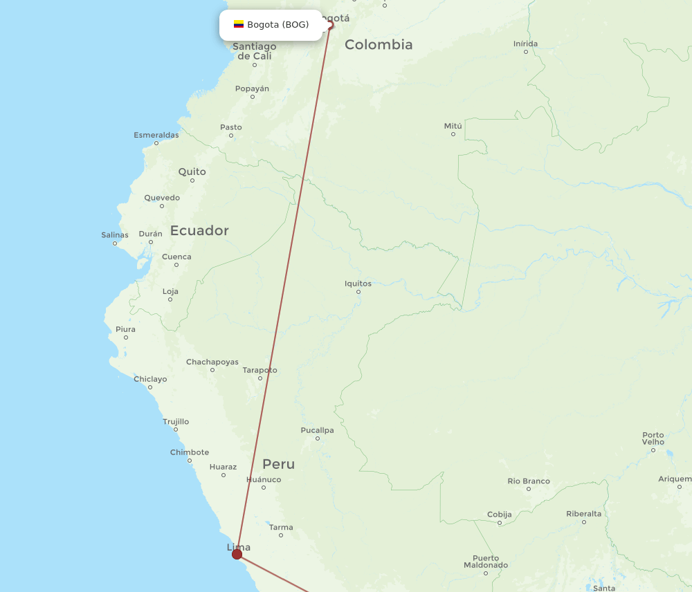 BOG-JUL flight routes