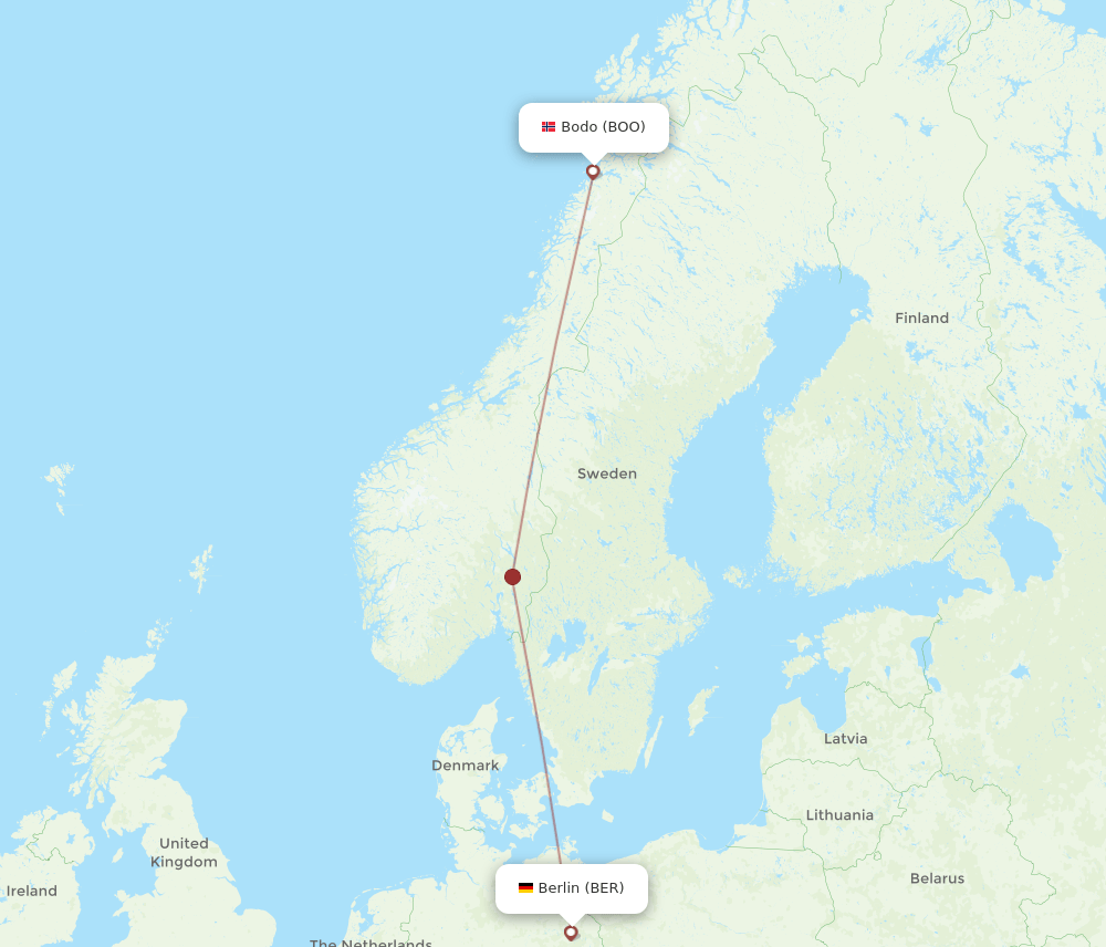 BOO-BER flight routes
