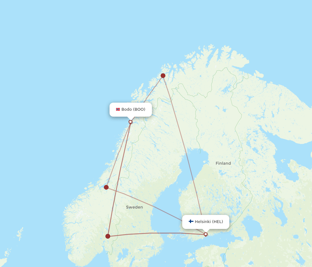 BOO-HEL flight routes
