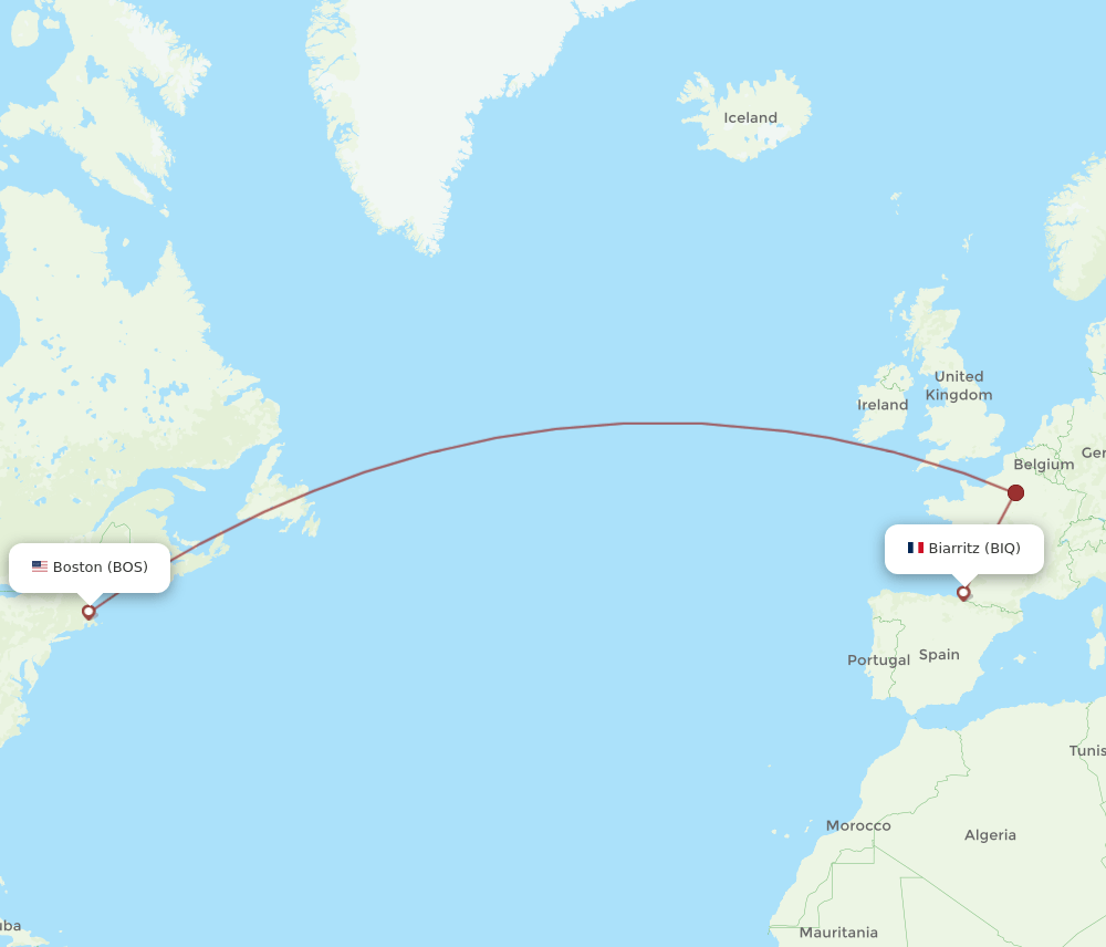BOS-BIQ flight routes