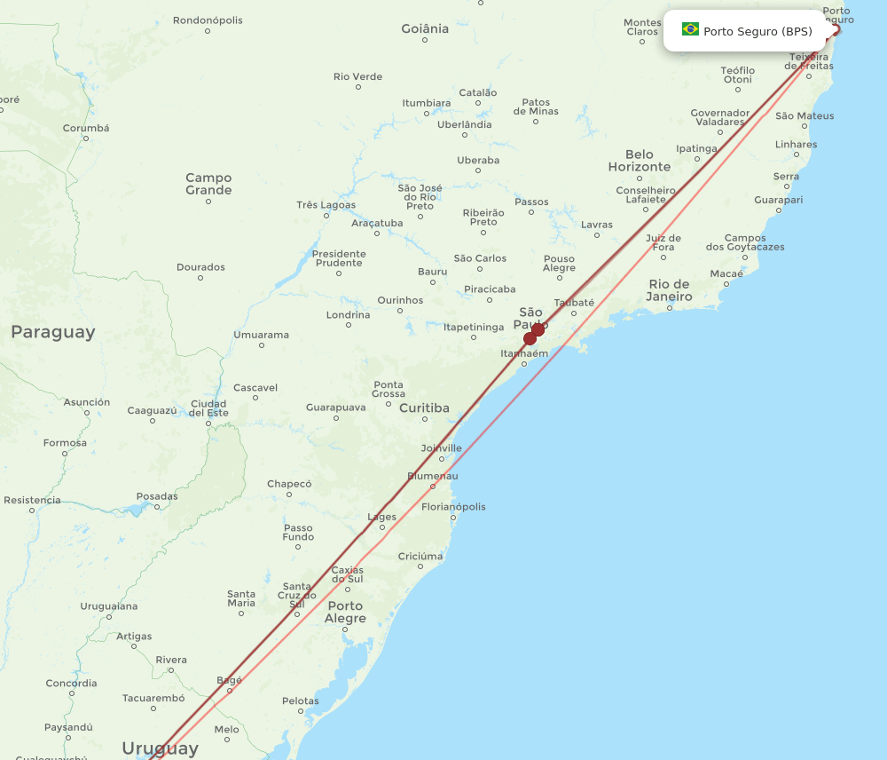 BPS-EZE flight routes