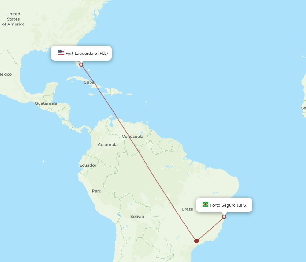 BPS-FLL flight routes