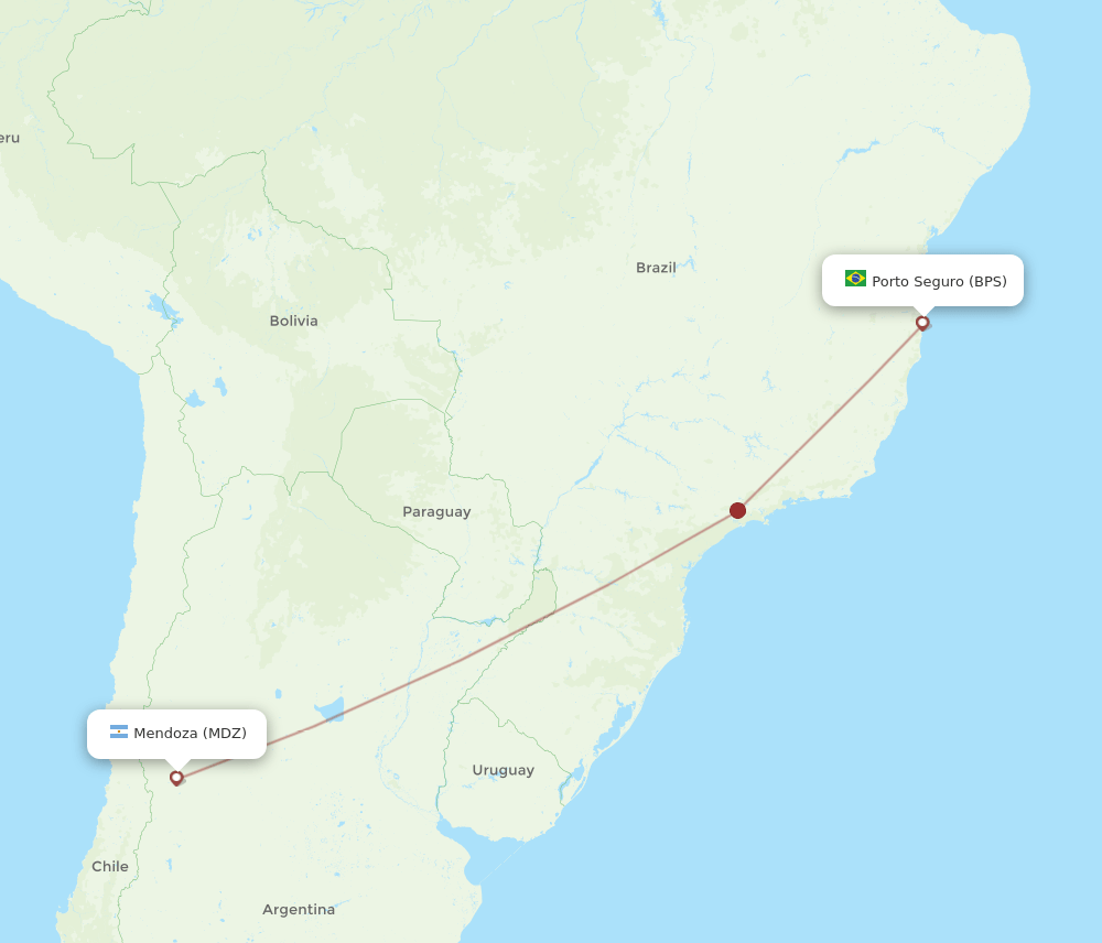 BPS-MDZ flight routes