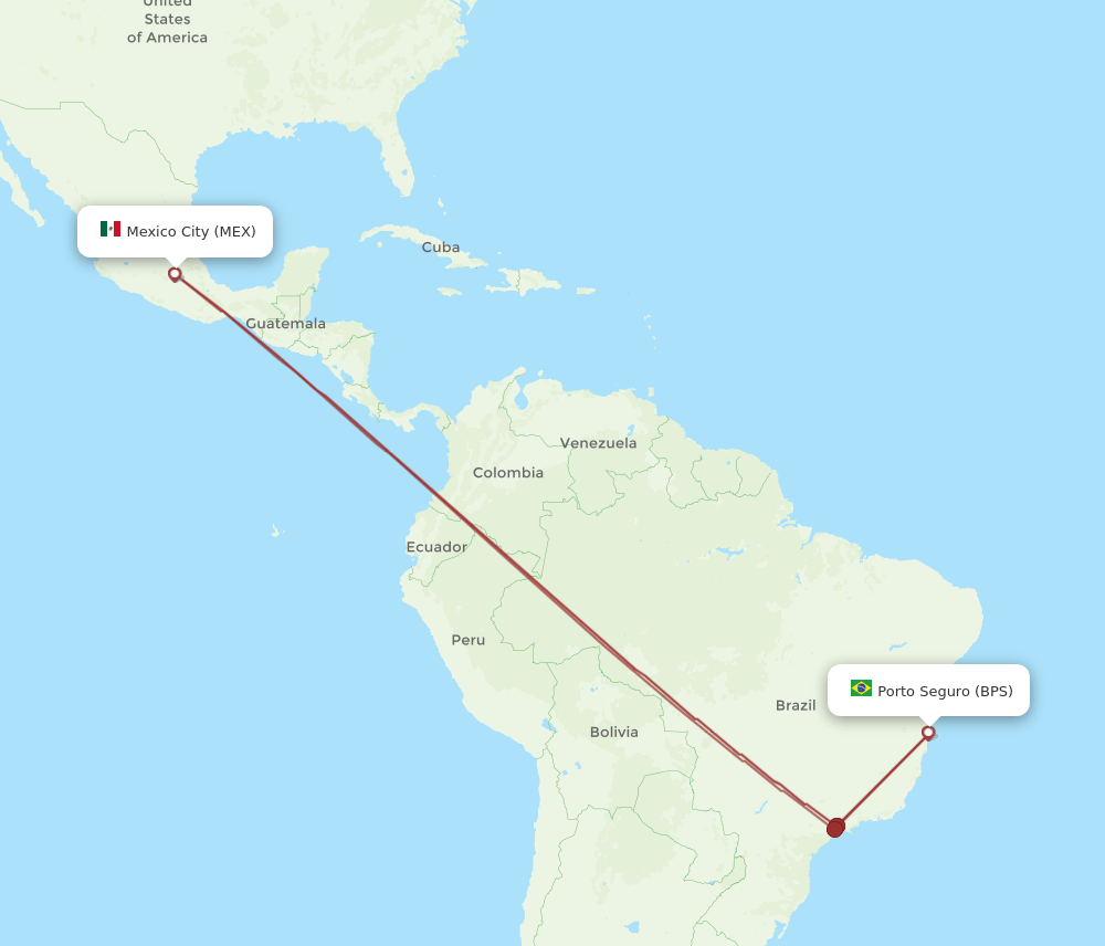 BPS-MEX flight routes