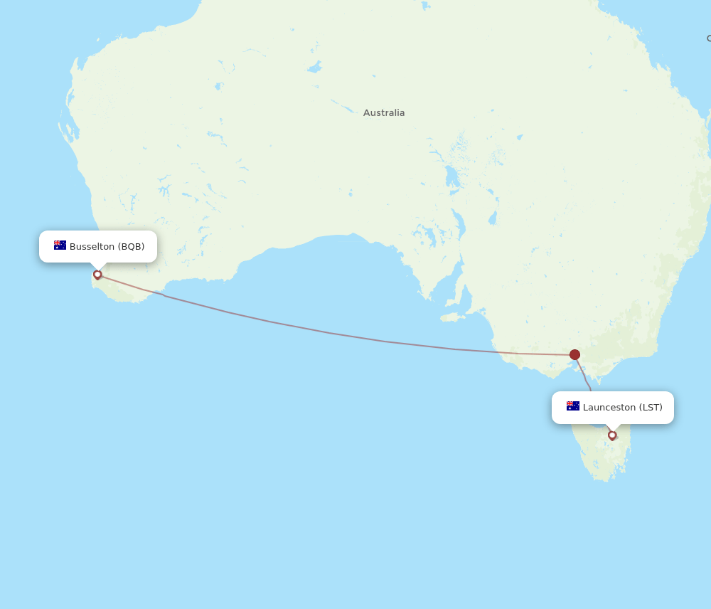 BQB-LST flight routes