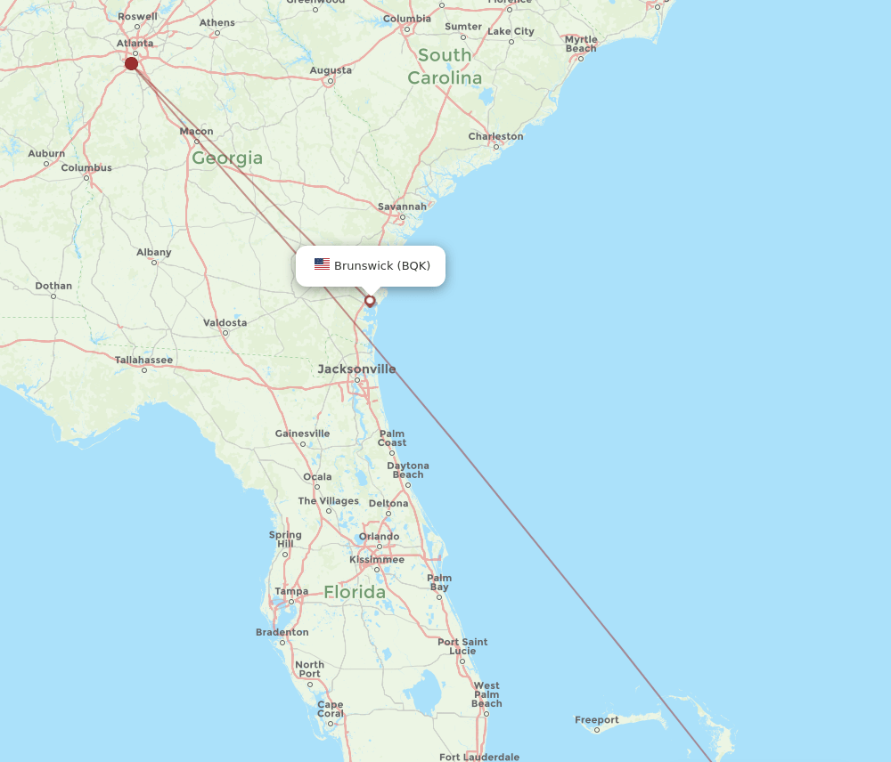 BQK-ELH flight routes