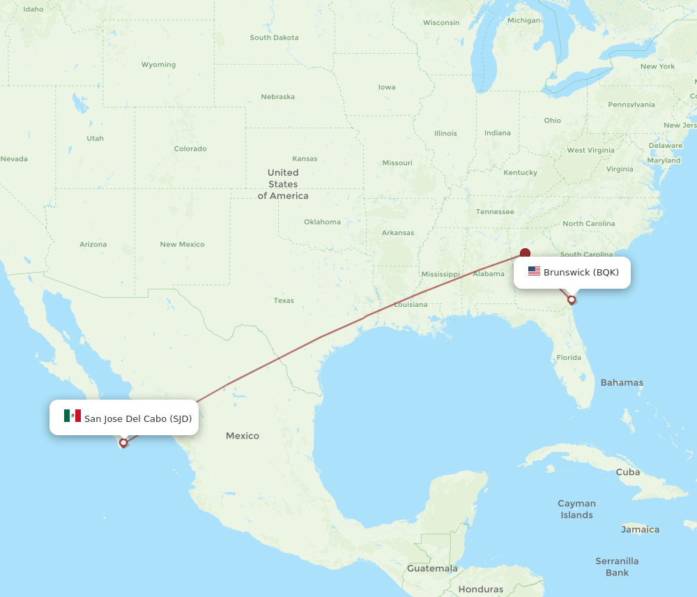 BQK-SJD flight routes