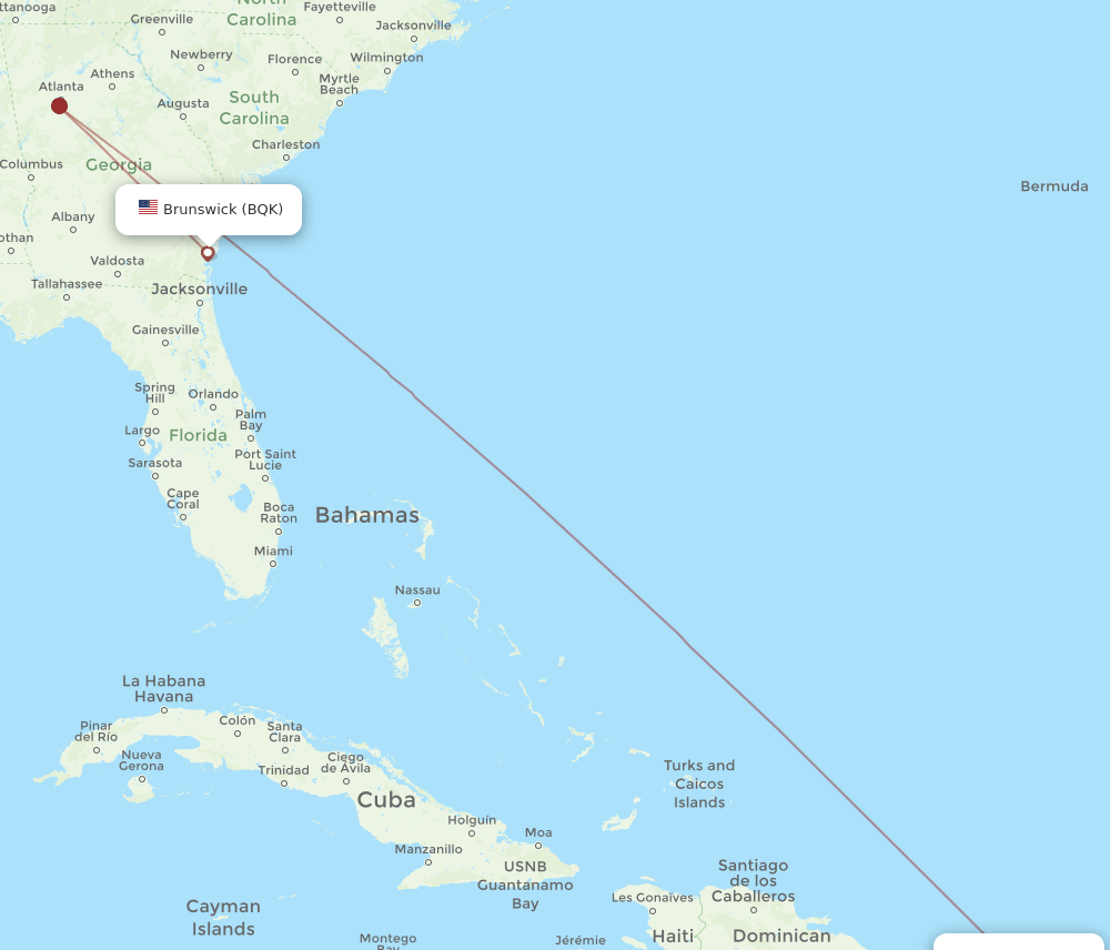 BQK-STX flight routes
