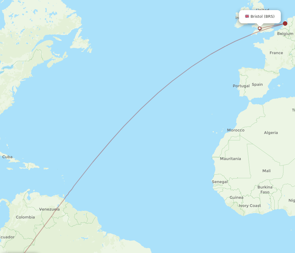 BRS-LIM flight routes