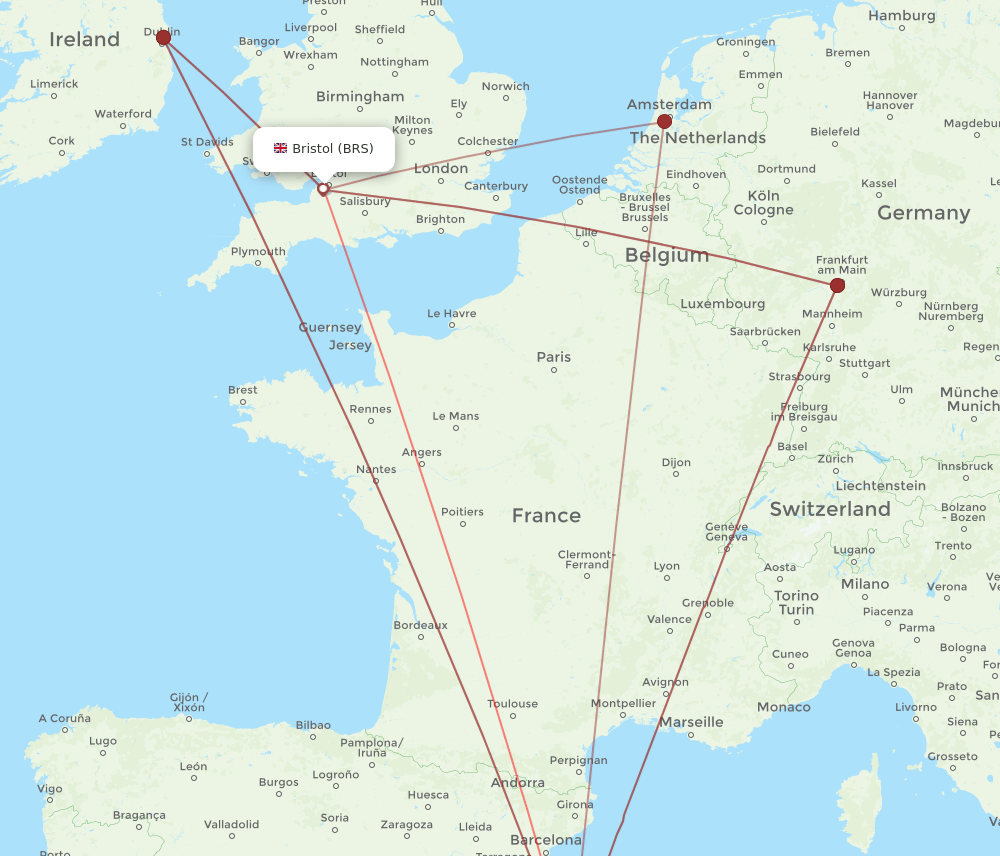 BRS-PMI flight routes