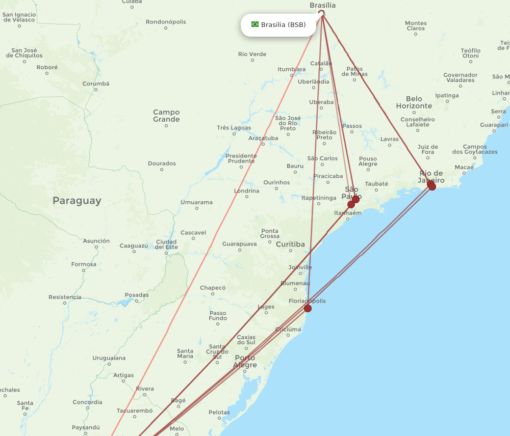 BSB-AEP flight routes