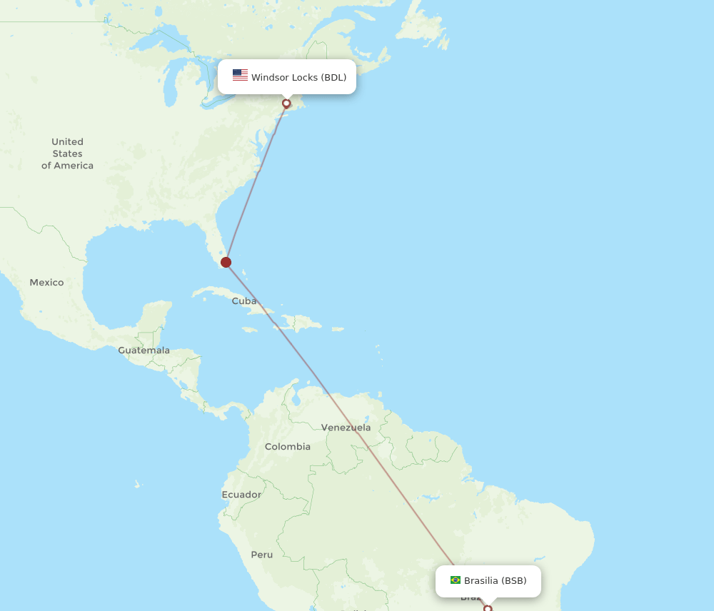 BSB-BDL flight routes
