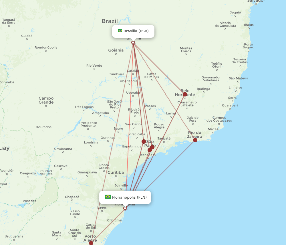 BSB-FLN flight routes