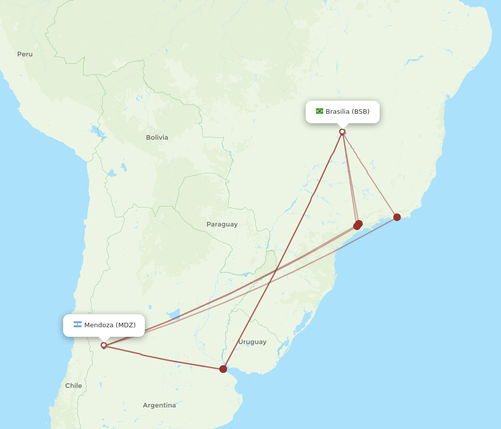 BSB-MDZ flight routes